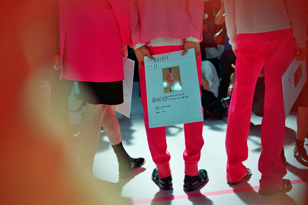 Men backstage SS14