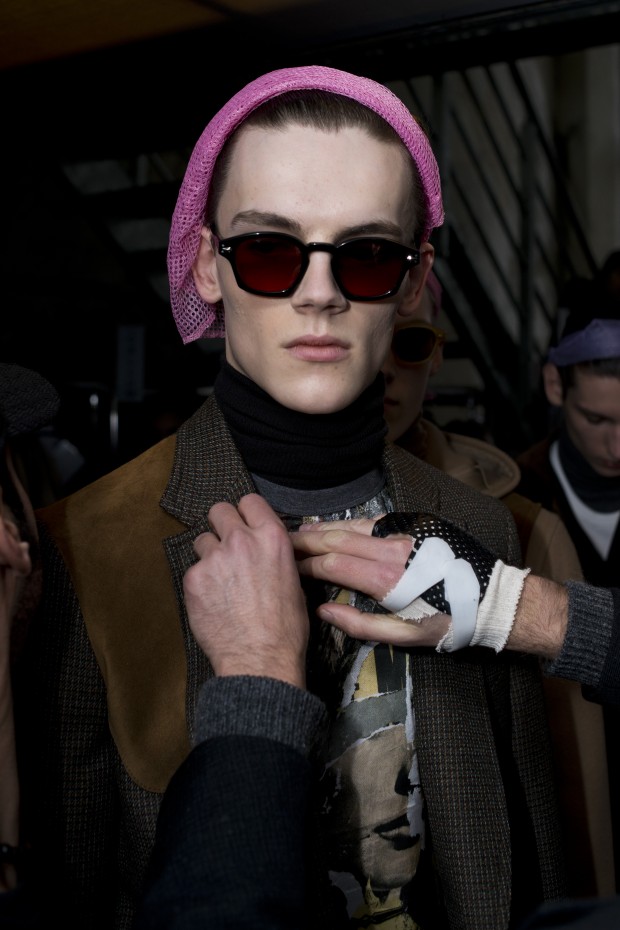 BACKSTAGE AT CERRUTI 1881 FALL-WINTER 2015-16 PARIS - CRASH Magazine