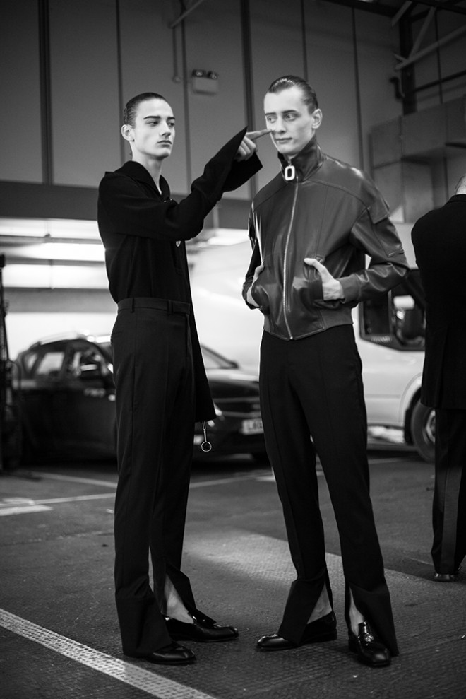 BACKSTAGE AT PAUL SMITH FALL-WINTER 2015 LONDON