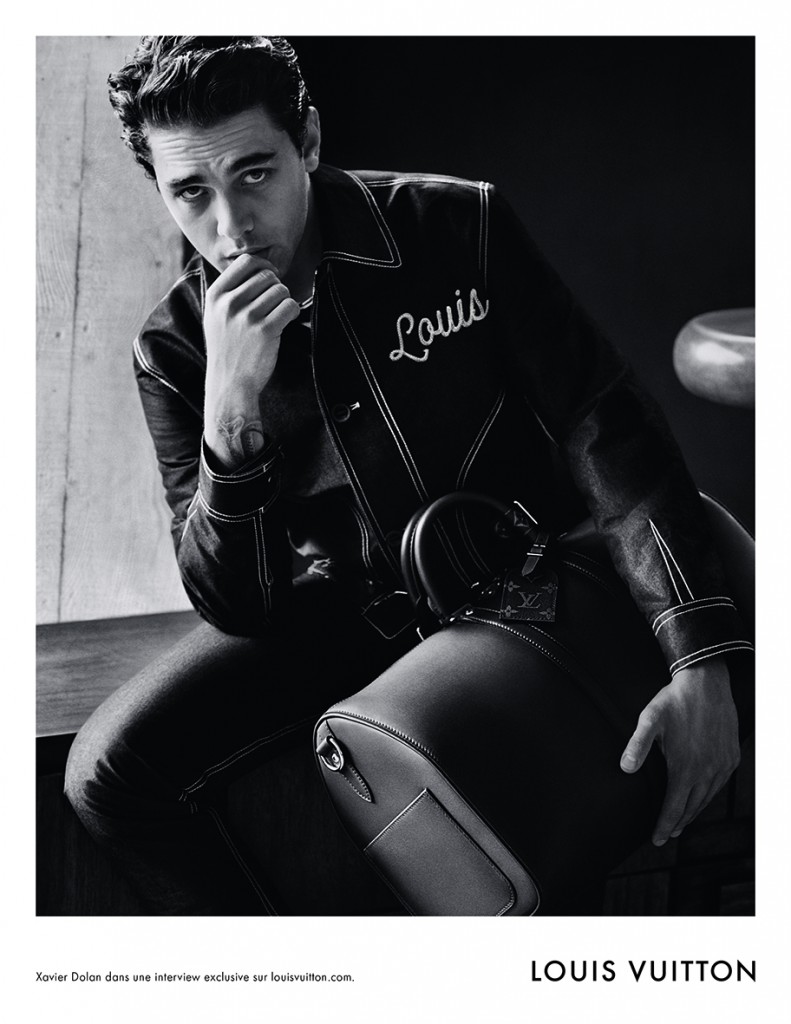 Xavier Dolan For Louis Vuitton 2 pg. Magazine Print Advertisement
