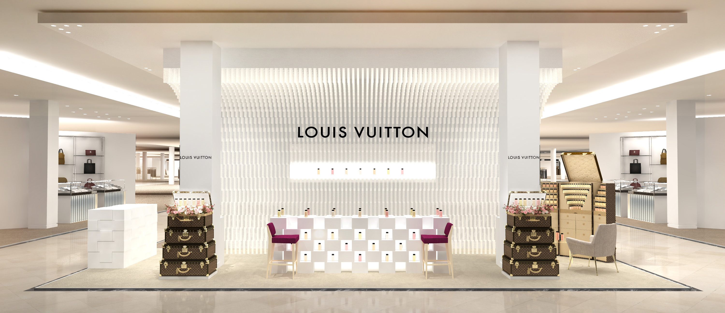Louis Vuitton Paris Printemps Haussmann store, France