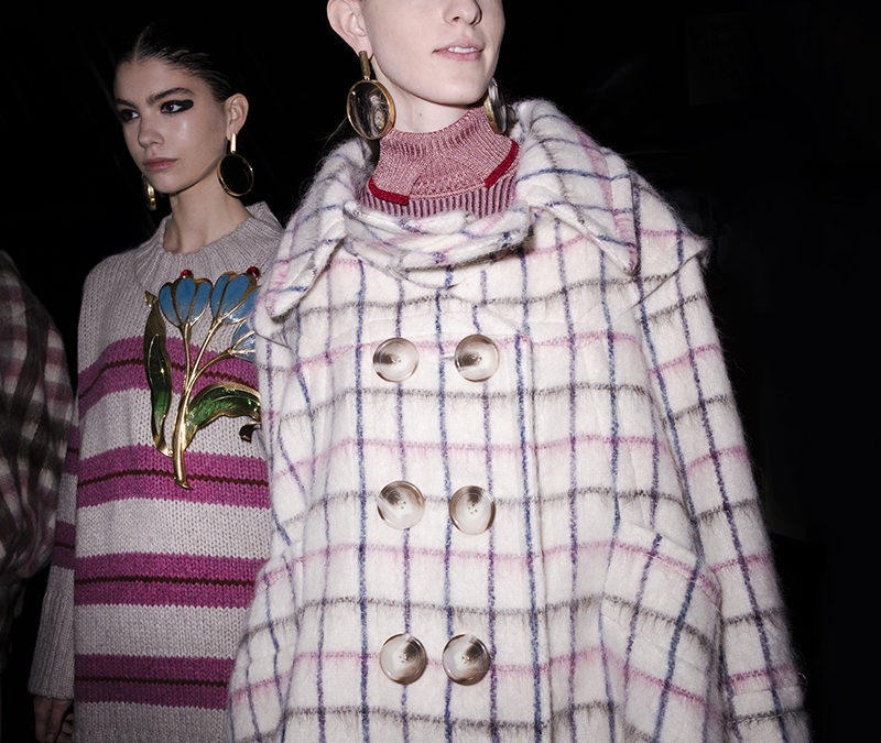 BACKSTAGE AT MARCO DE VINCENZO A/W 2020