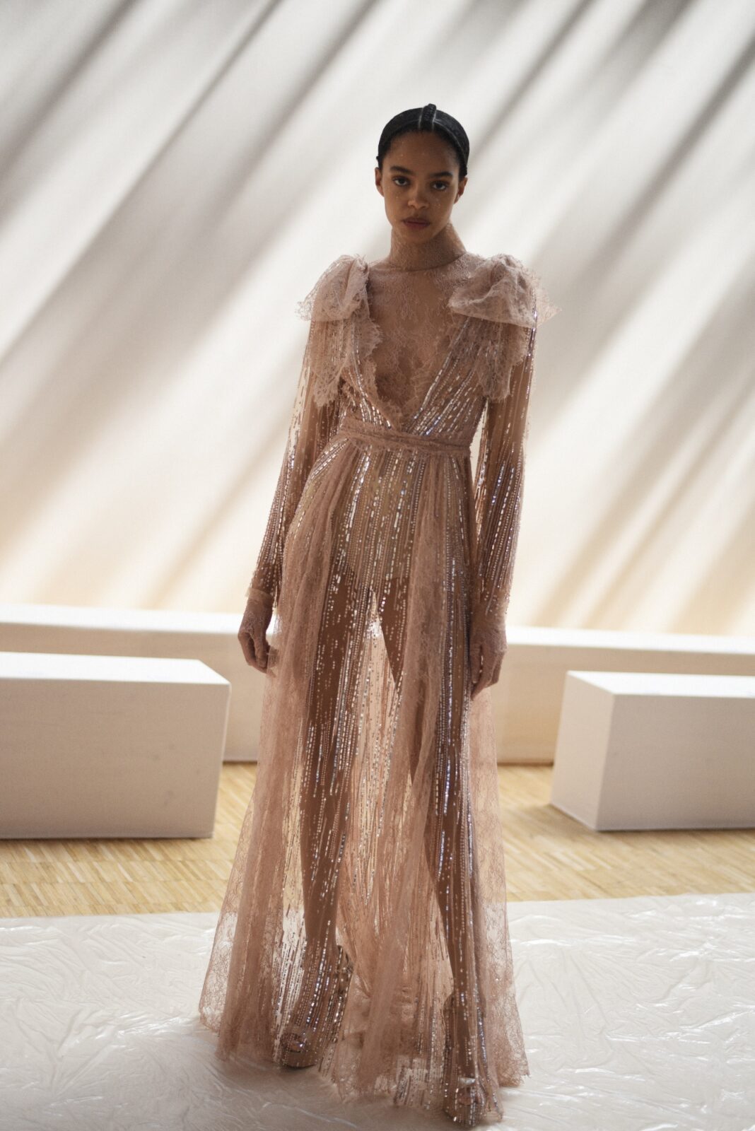 BACKSTAGE AT ELIE SAAB COUTURE FALL 2022 | CRASH Magazine