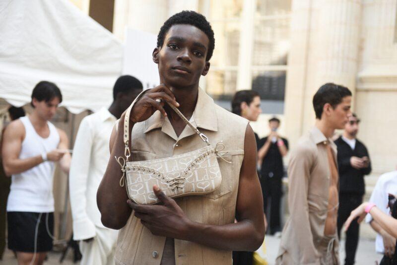 Ludovic De Saint Sernin Spring 2023 Fashion Show Backstage